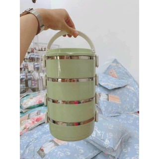 Hộp mang cơm giữ nhiệt 4 tầng