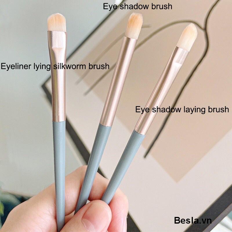 🌈Bộ cọ trang điểm 3 cây make up mắt PIPL màu sắc sang trọng