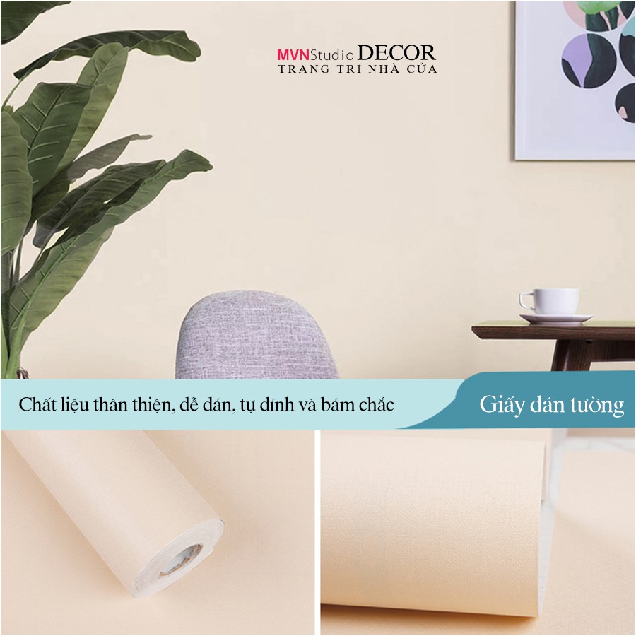 Giấy dán tường cho Studio Kích Thước 45 cm x 10 m - MVN Studio