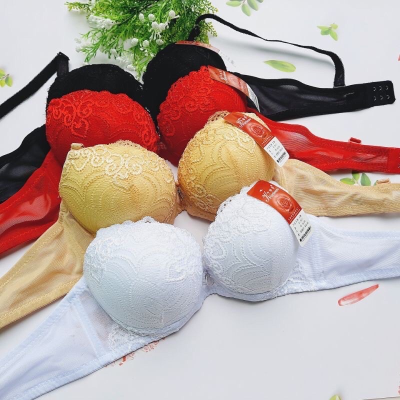 ÁO NGỰC SIÊU NÂNG DÀY 7CM CUP B LOẠI 1 BÔNG HỒNG