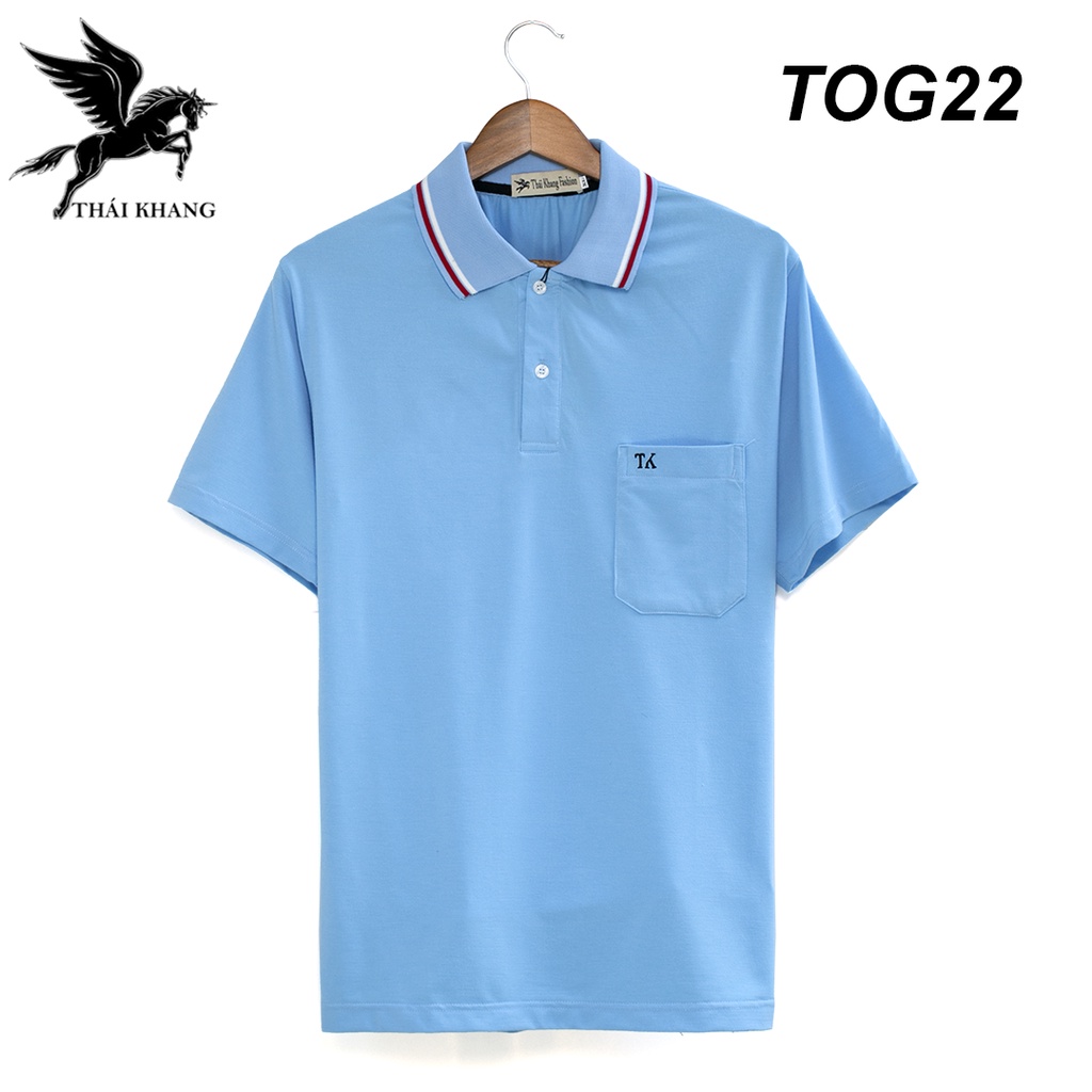 Áo thun nam có cổ  vải xịn cotton mềm mịn mát loại áp polo nam tay lỡ có túi form rộng trung niên TOG2 | BigBuy360 - bigbuy360.vn