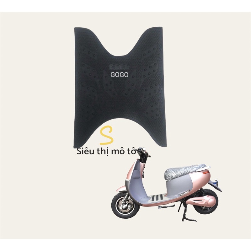 Thảm cao su lót sàn để chân xe điện GO GO
