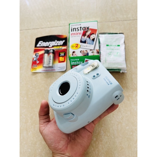 Máy chụp ảnh lấy liền Fujifilm Instax Mini 8 tặng kèm pin và 1 hộp film 10 tấm date 2023