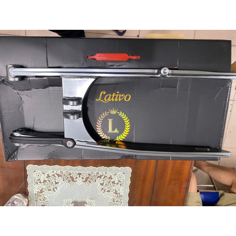 Gắp LATIVO THANH NHÔM CNC y15zr ex150 ex155 TẶNG KÈM CAO SU PASS TĂNG SÊN