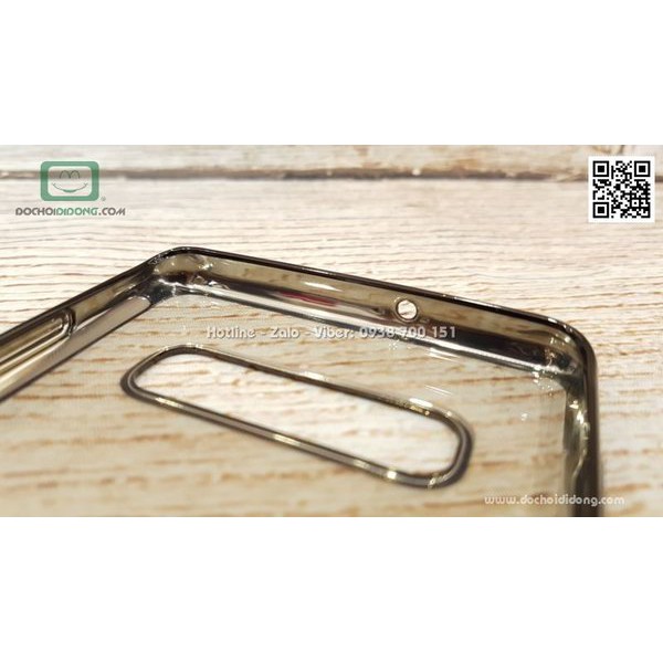 Ốp Lưng Samsung S10 Plus Baseus Shining Dẻo Trong Viền Màu