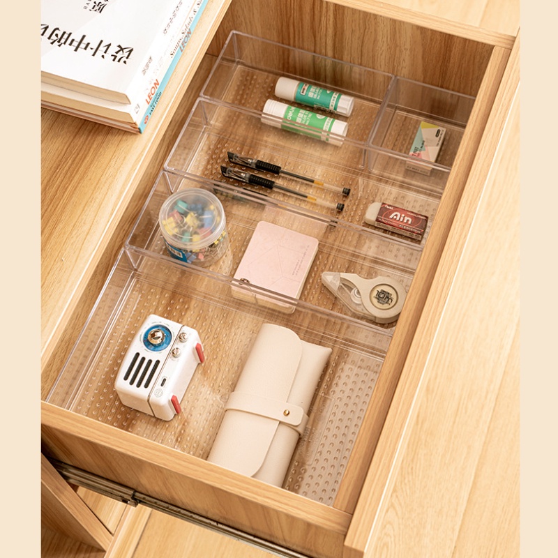 Hộp Đựng Đồ Trang Điểm Chia Ngăn Bằng Nhựa Tiện Dụng