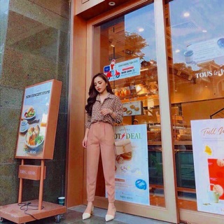 Quần baggy tây nút bọc BSK