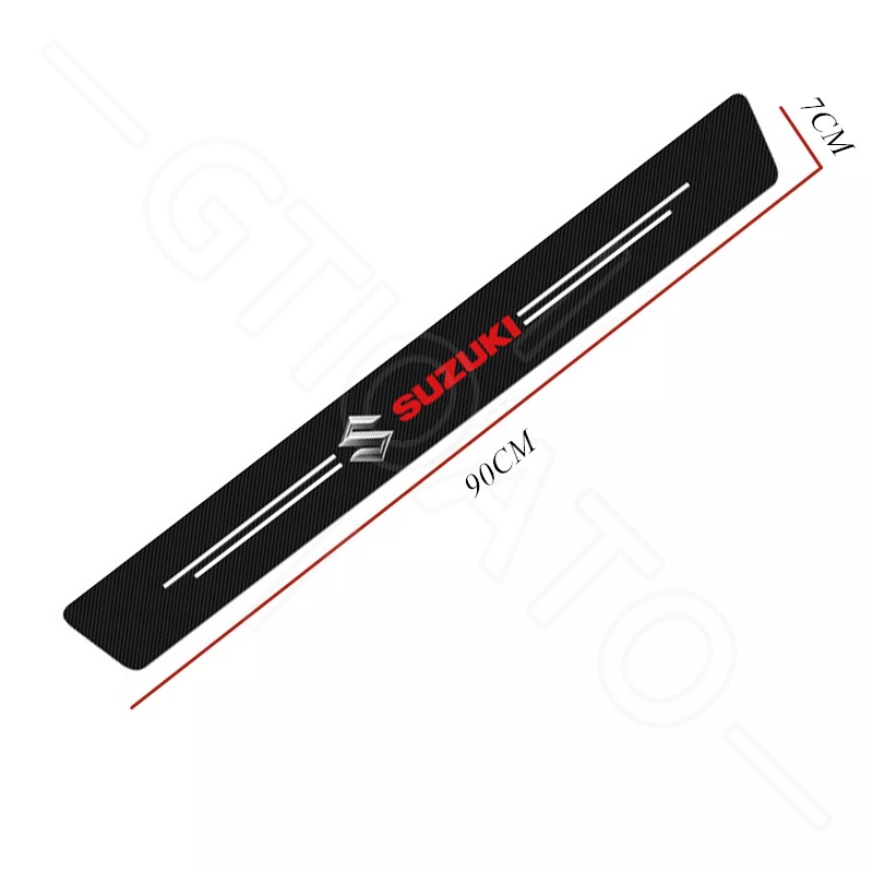 GTIOATO 1 Chiếc Sợi Carbon Dán Xe Dán Cốp Xe Hơi DáN ChốNg XưỚC Ô Tô Bảo Vệ Cốp Sau Xe Hơi Phụ KiệN Ô Tô Cho Suzuki XL7 Swift Ertiga Ciaz