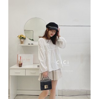Áo sơmi bbd hoạ tiết CICISTUDIO