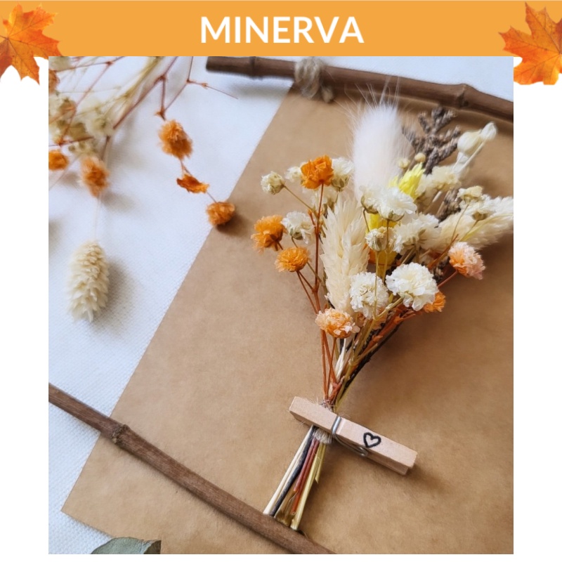 Bảng gỗ treo cửa hoa khô làm thủ công - quà tặng handmade , quà sinh nhật , valentine , 8/3 , 20/10