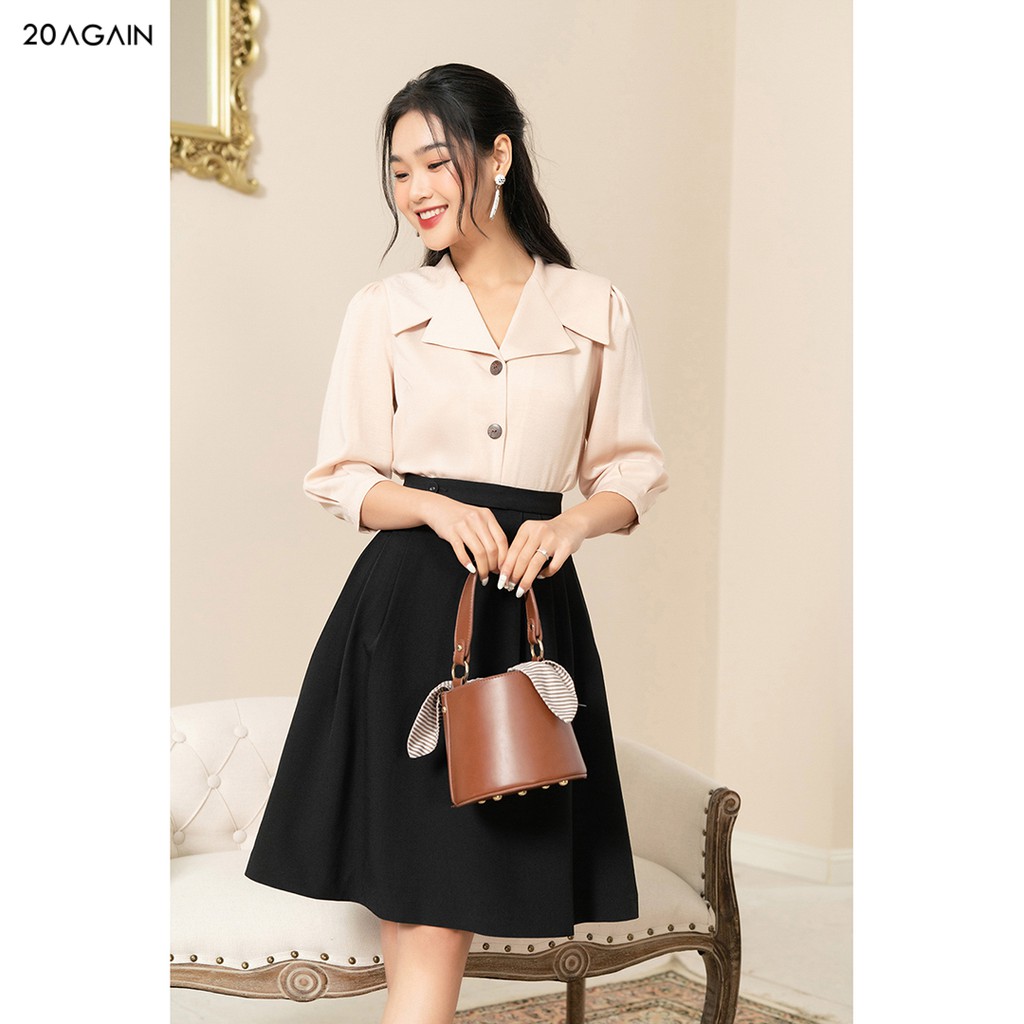 Áo Sơ Mi Cổ 2 Vê 20AGAIN ASA1008