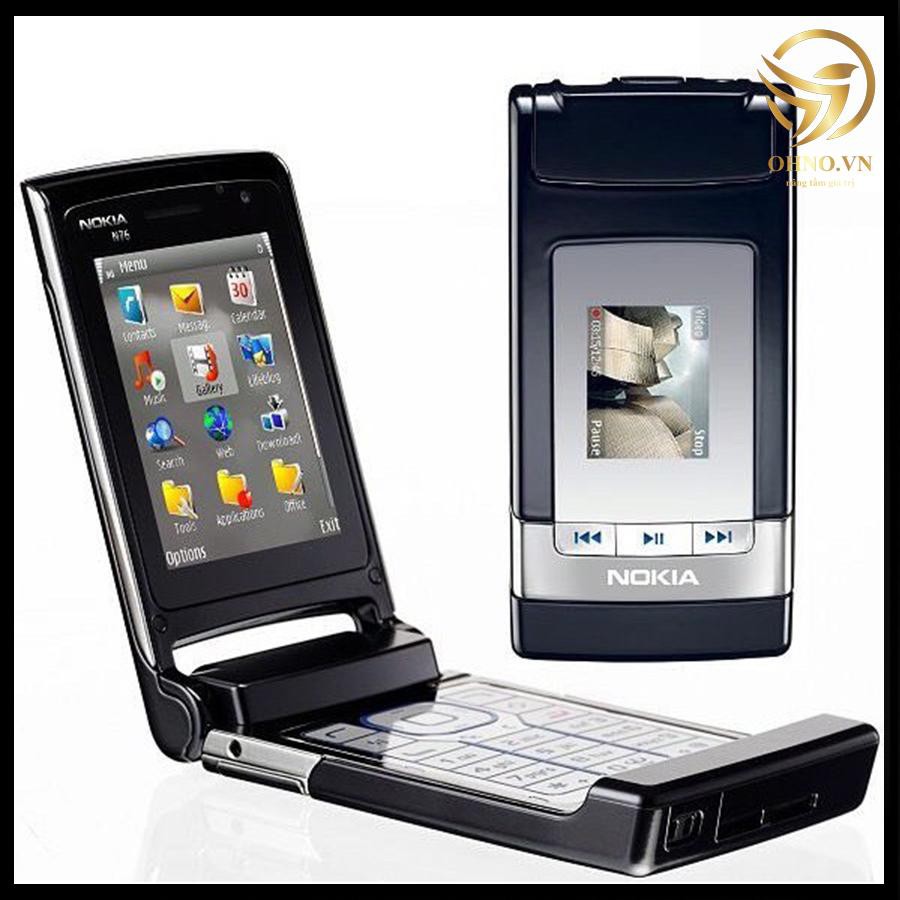 Điện thoại Nokia N76 Đen Nắp Gập Bảo Hành 24 Tháng – OHNO Chính Hãng