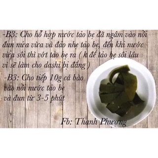 cá bào Topvalue nấu nước dashi cho bé