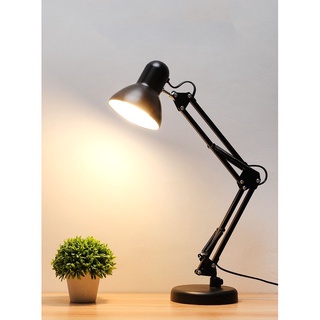 Đèn Để Bàn, Đèn Học Chống Cận Xoay 360 - Kèm Kẹp Bàn chống xê dịch Có Chân Đế Tròn