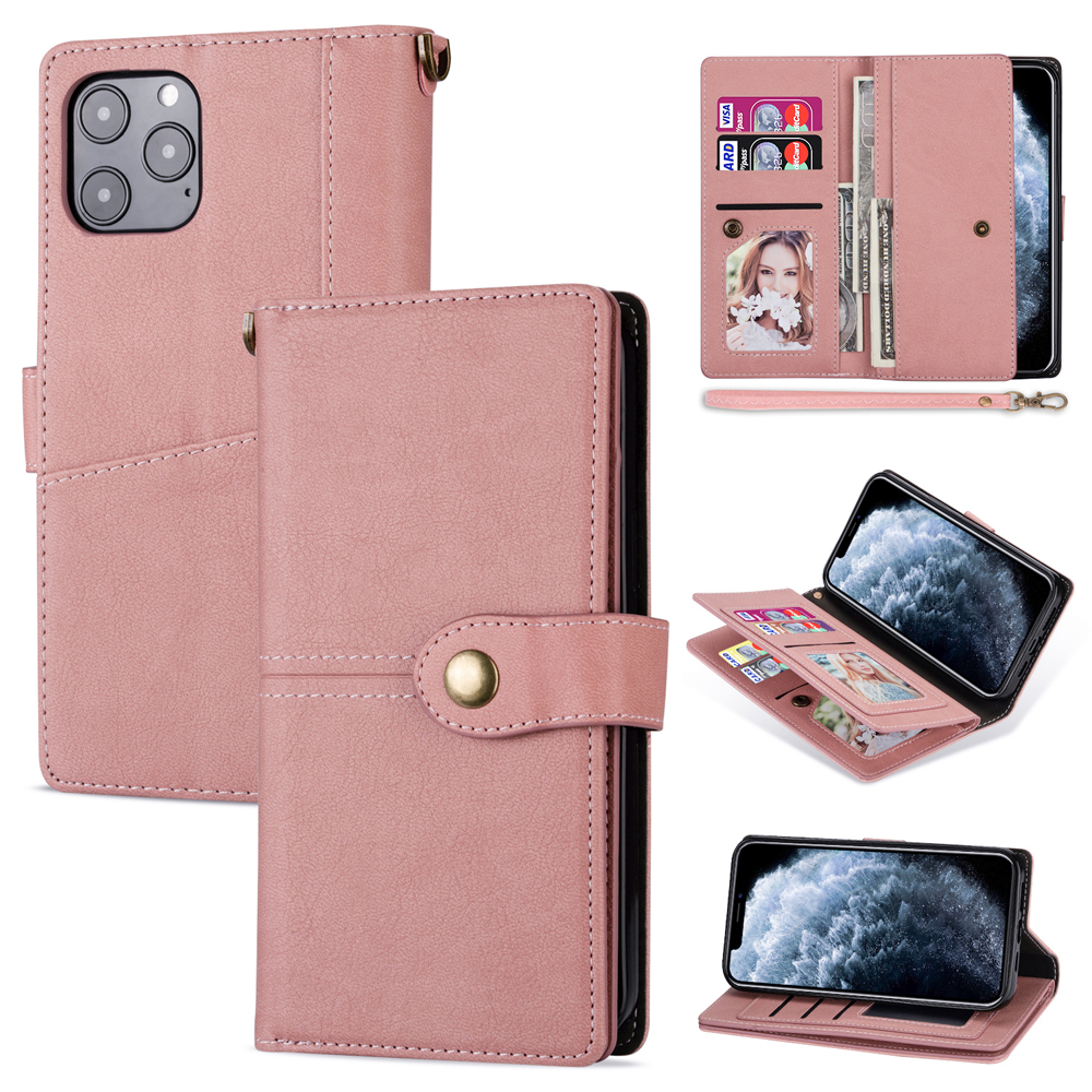 Bao da điện thoại PU nắp lật dạng ví cho IPhone 12 11 Pro Max Mini XS XR XS Max X 8 8 Plus 7 7 Plus 6 6S Plus | BigBuy360 - bigbuy360.vn