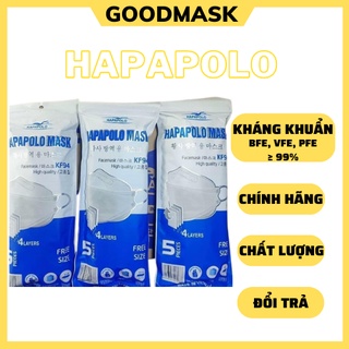 Khẩu trang kf94 hapapolo kháng khuẩn thùng 300 cái