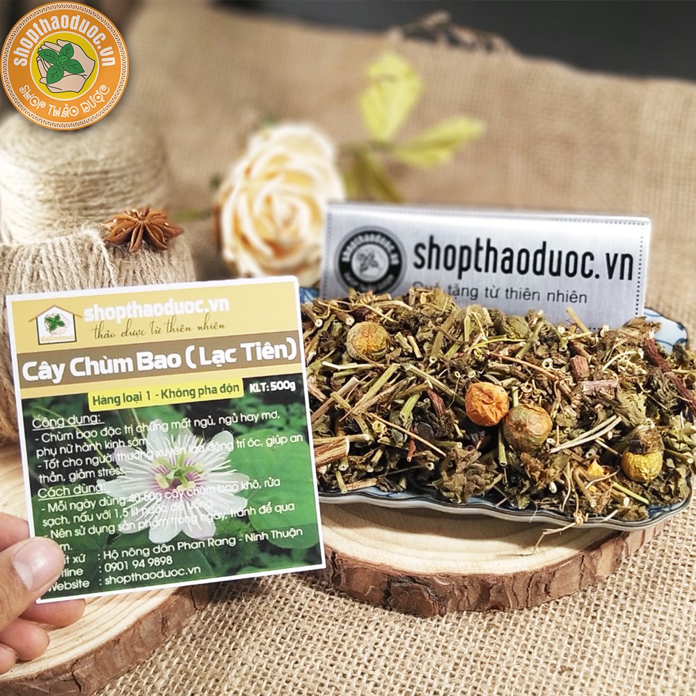 Cây Lạc tiên  gói 500g - Hỗ Trợ Tốt Cho Giất Ngủ