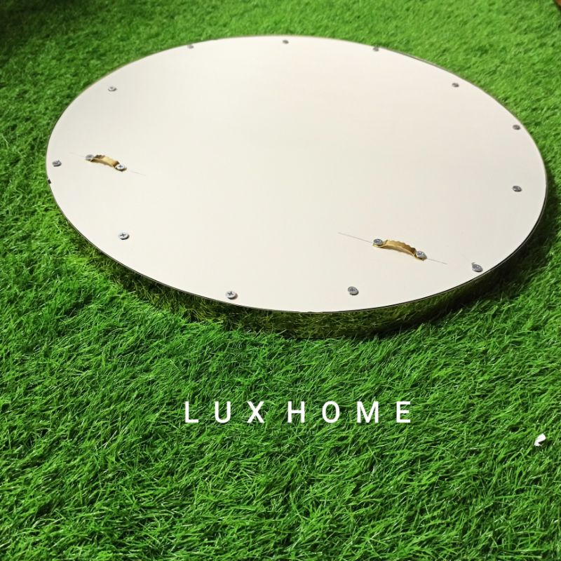 Gương Viền Inox Vàng PVD Siêu Sang Xinh LUXHOME 40cm 50cm 60cm 70cm