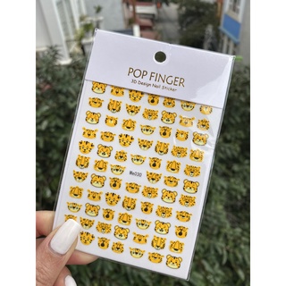 Sticker dán móng con hổ 2022