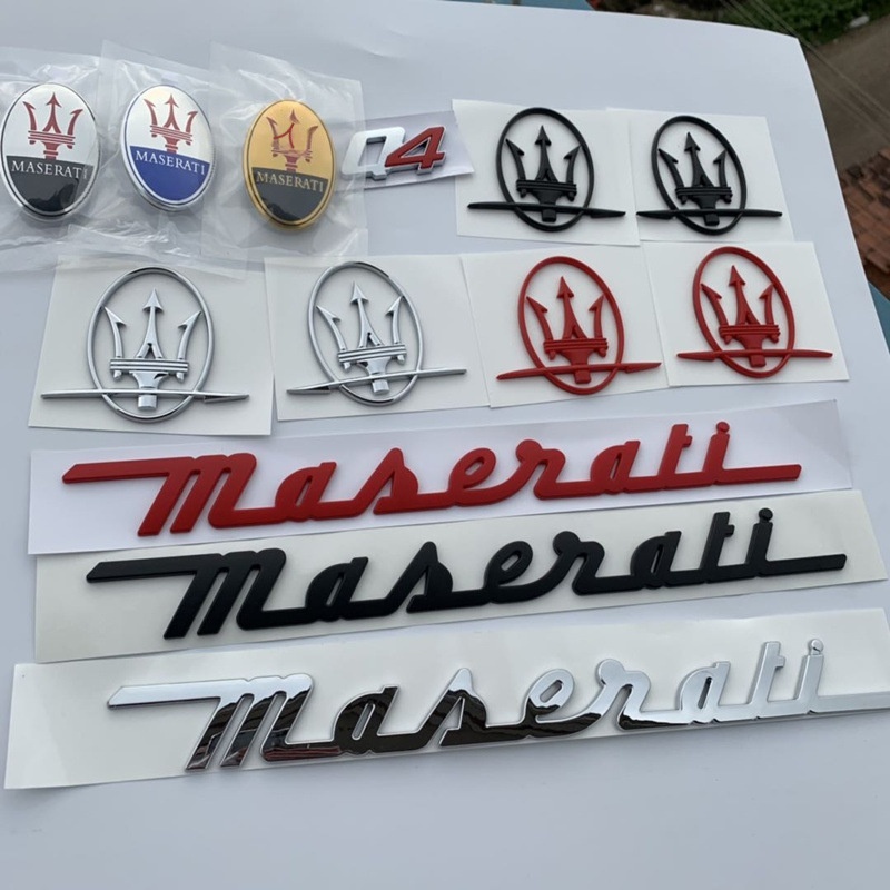 Phù Hợp Logo Trang Trí Đuôi Xe Hơi Maserati SQ4 Q4 Chất Lượng Cao