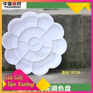 Khay pha màu hoa đào 18cm - MỘC XINH