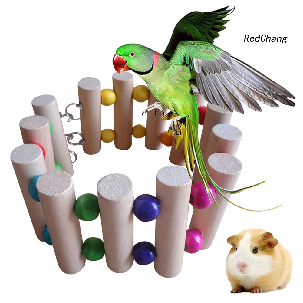 Thang gỗ đồ chơi vui nhộn dành cho chim vẹt cưng