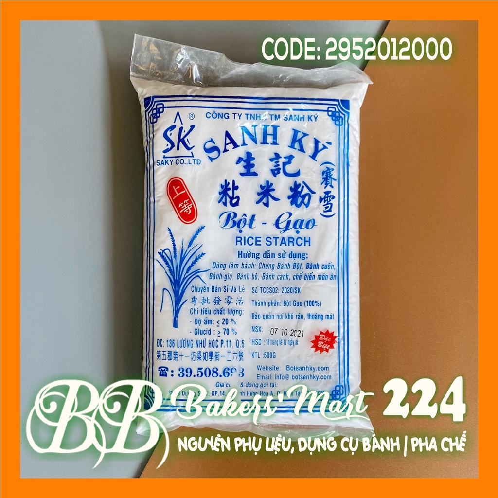 Bột GẠO đặc biệt hiệu SANH KÝ - Gói 500gr