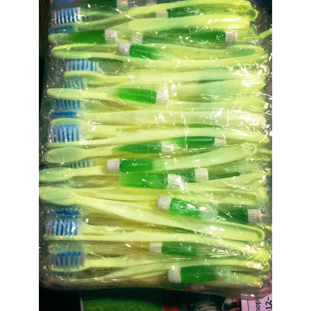 1 bịch Bàn chải và kem đánh răng cho nhà nghỉ, khách sạn giá rẻ