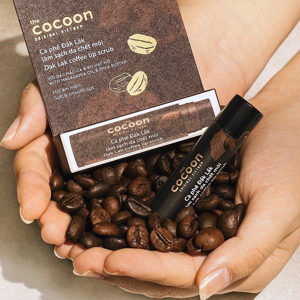 Tẩy Tế Bào Chết Môi Cocoon Từ Cà Phê Đắk-Lắk Dak Lak Coffee Lip Scrub 5g
