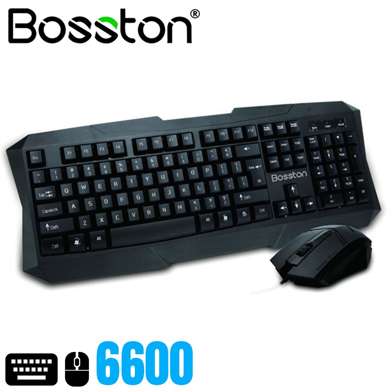 Combo Chuột + Bàn phím máy tính văn phòng Bosston S6600