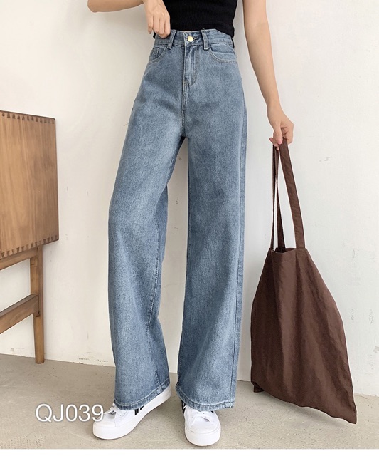 QJ039 - QUẦN JEAN BAGGY NỮ ỐNG RỘNG | WebRaoVat - webraovat.net.vn