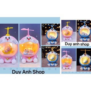 Đèn ngủ mô hình mèo máy doremon siêu dễ thương
