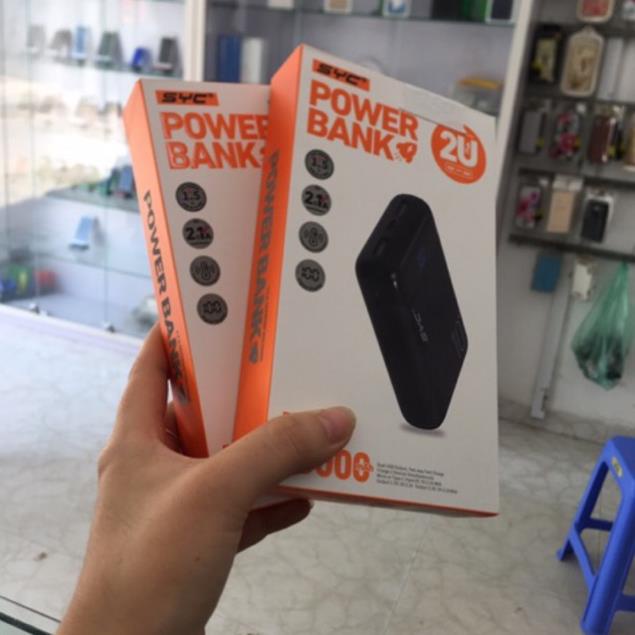 Sạc dự phòng power bank syc 10000mah