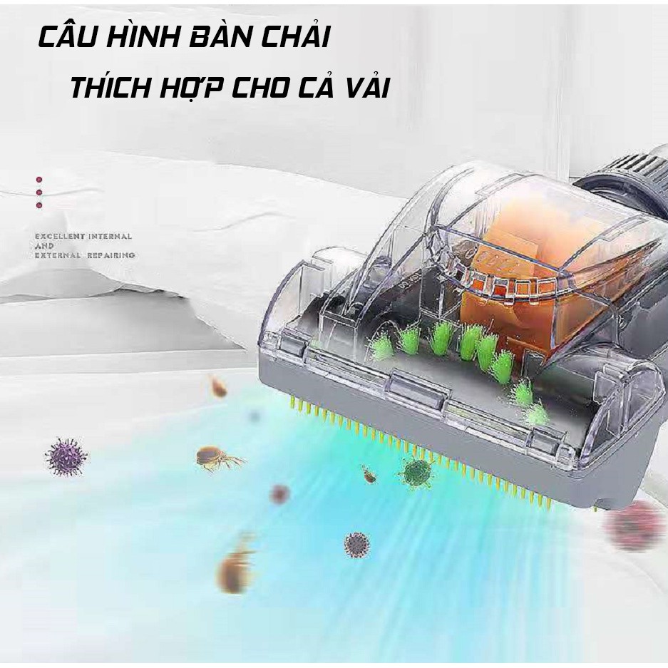 Máy hút bụi đa năng cầm tay mini không dây 120W cực khỏe