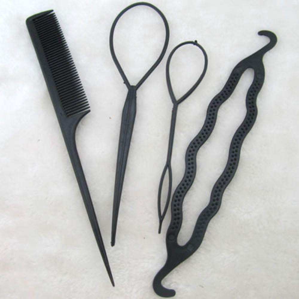 Set 4 phụ kiện chuyên dụng tạo kiểu tóc búi tiện dụng cho nữ