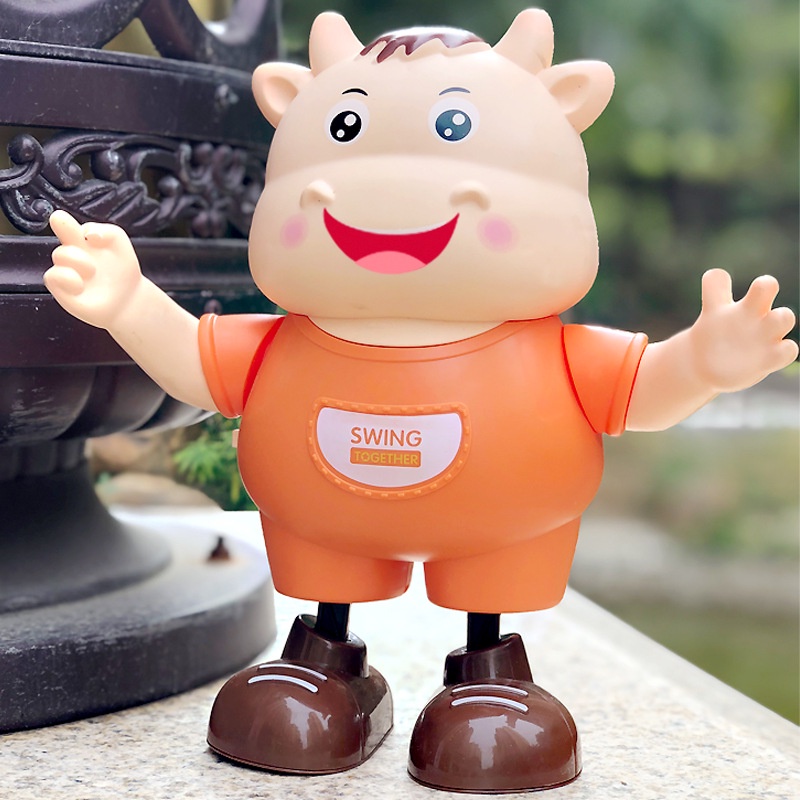 Robot biết nhảy phát nhạc sôi động, Đồ chơi robot phát nhạc vui nhộn giúp bé phát triển tư duy