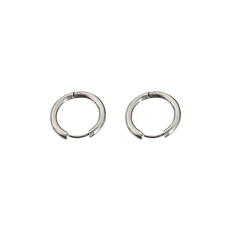 Đôi khuyên tai tròn phong cách Hàn Quốc cá tính dành cho nữ