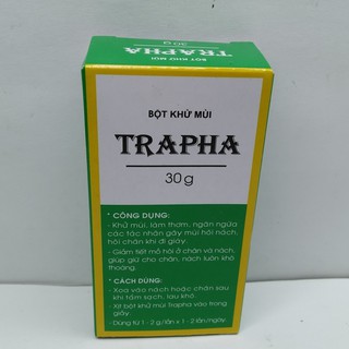 Bột khử mùi Trapha 30g