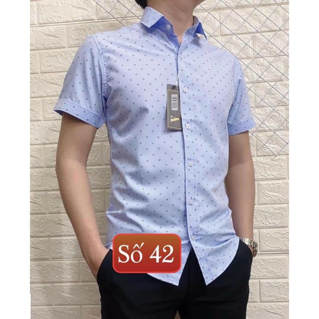 Áo sơ mi nam cộc tay Chivaro | BigBuy360 - bigbuy360.vn