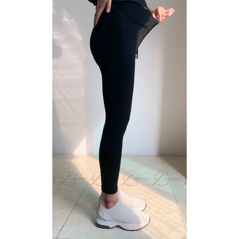 Quần bầu, legging bầu cạp chéo cotton bozip siêu mềm mịn co giãn, có chun điều chỉnh - Q55