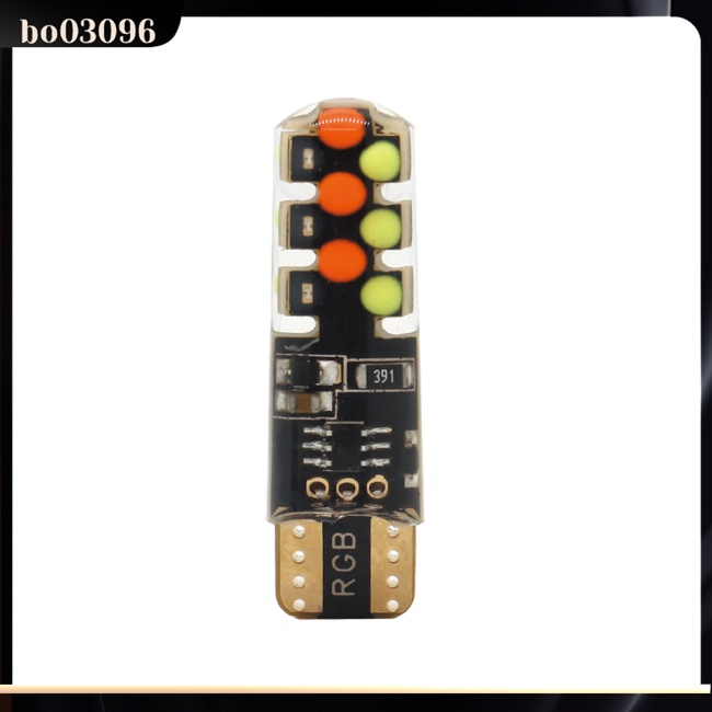 Đèn Led T10 Rgb 12v Rgbw Cob Điều Khiển Từ Xa Cho Xe Hơi