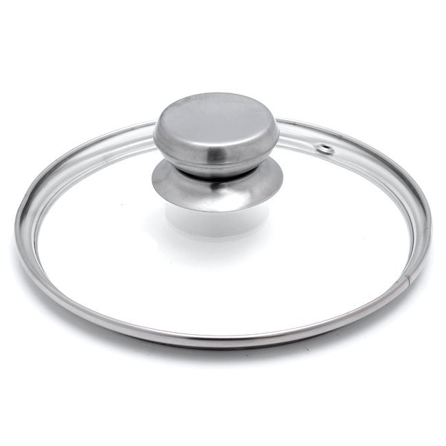 Nồi luộc gà inox D30cm vung kính.Dùng được cho bếp từ...