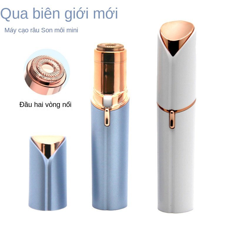 [Hàng mới về] Máy cạo râu mini 2 đầu cắt tiện dụng cho nữ