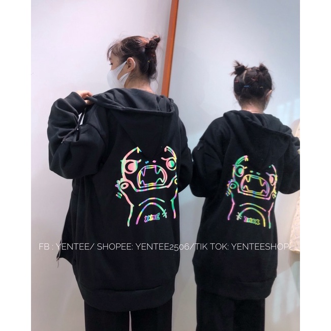 áo hoodies phản Quang ( ảnh thật )