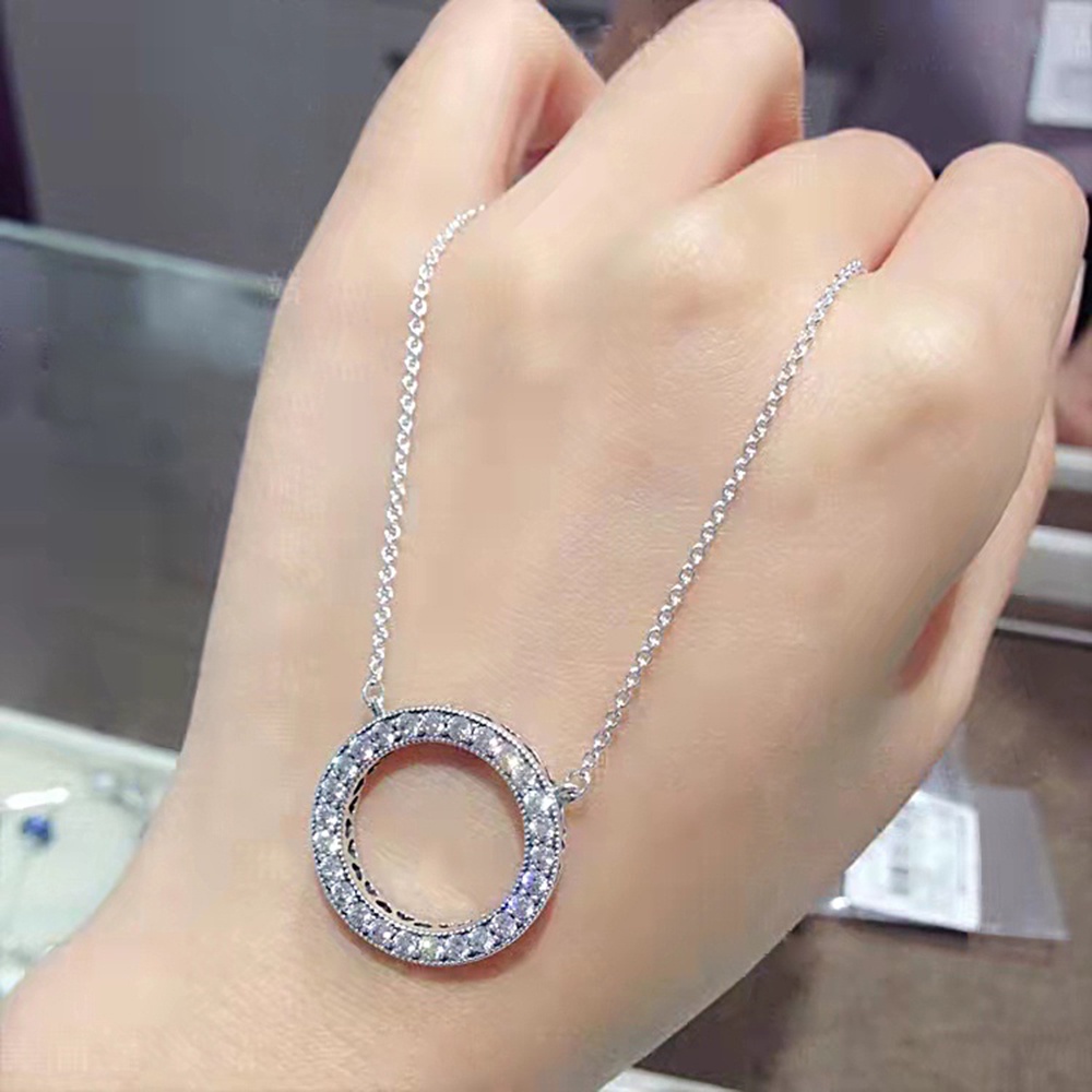 Vòng Cổ Choker Mặt Trái Tim Đôi Đính Đá Lấp Lánh Thời Trang Hàn Quốc