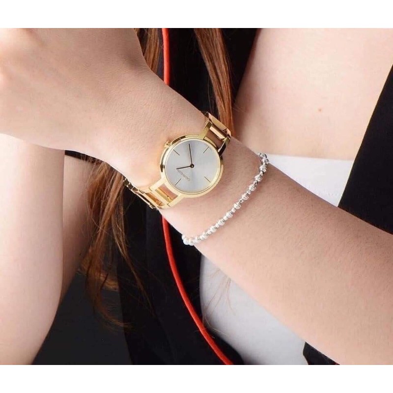 Đồng hồ nữ dây thép Calvin Klein K8N23646