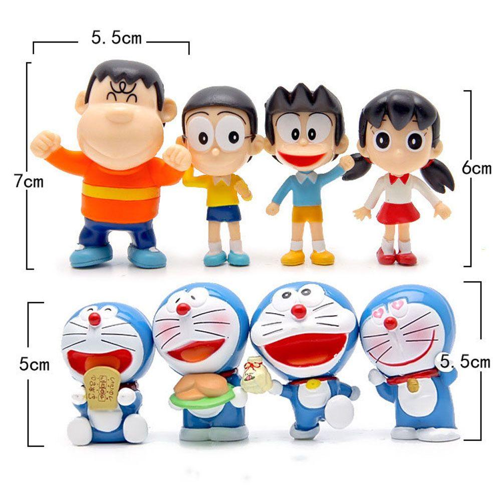 LILYES Mô Hình Nhân Vật Phim Hoạt Hình Doraemon Bằng Pvc