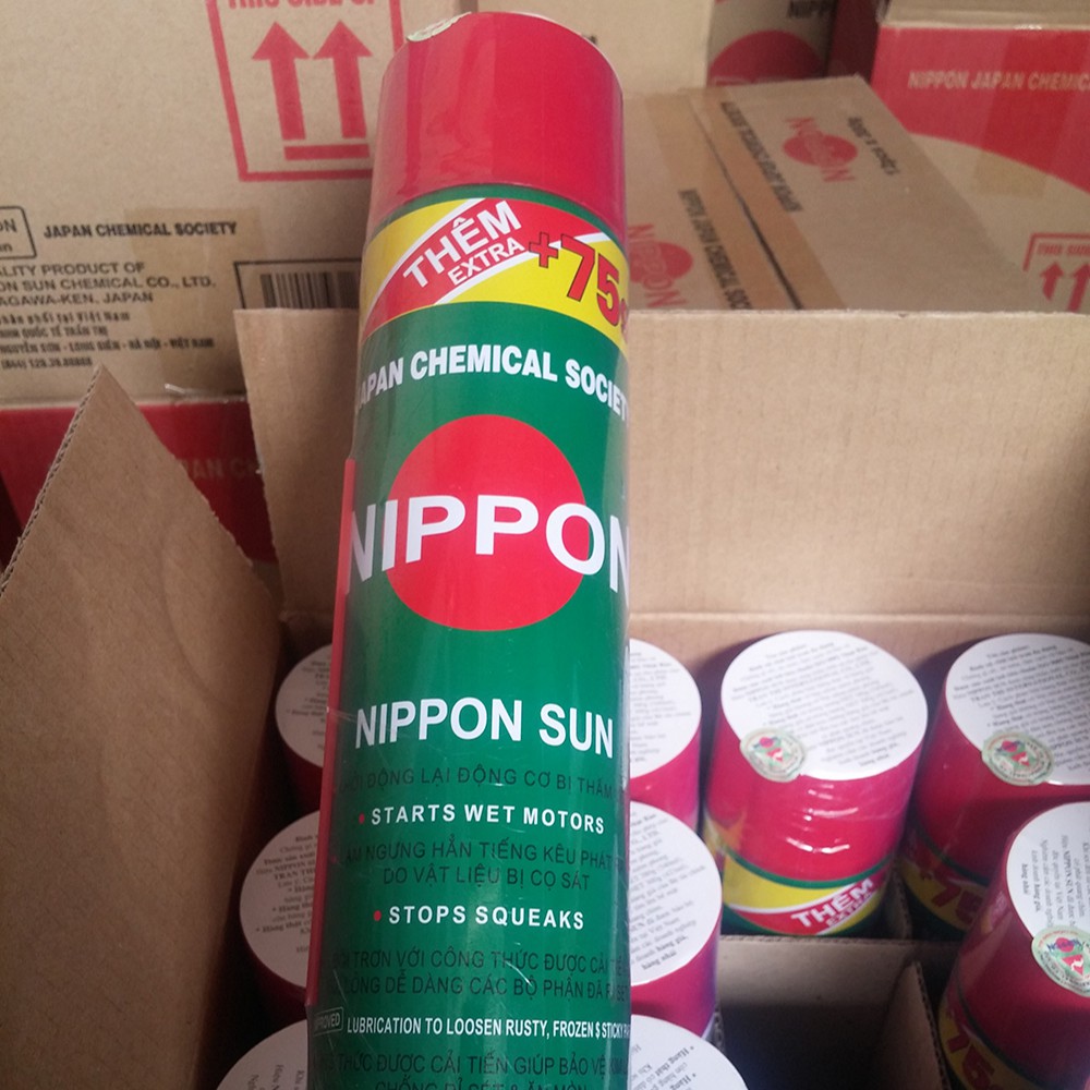 Bình xịt chất bôi trơn đa dụng Nippon Sun Nhật Bản