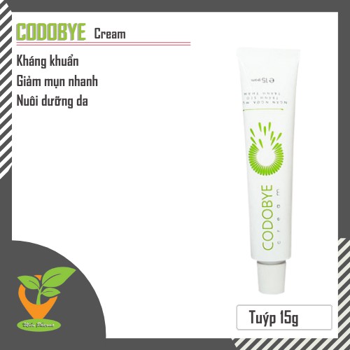 CODOBYE CREAM [Tuýp 15gr] - Kem bôi ngừa mụn chiết xuất thảo dược