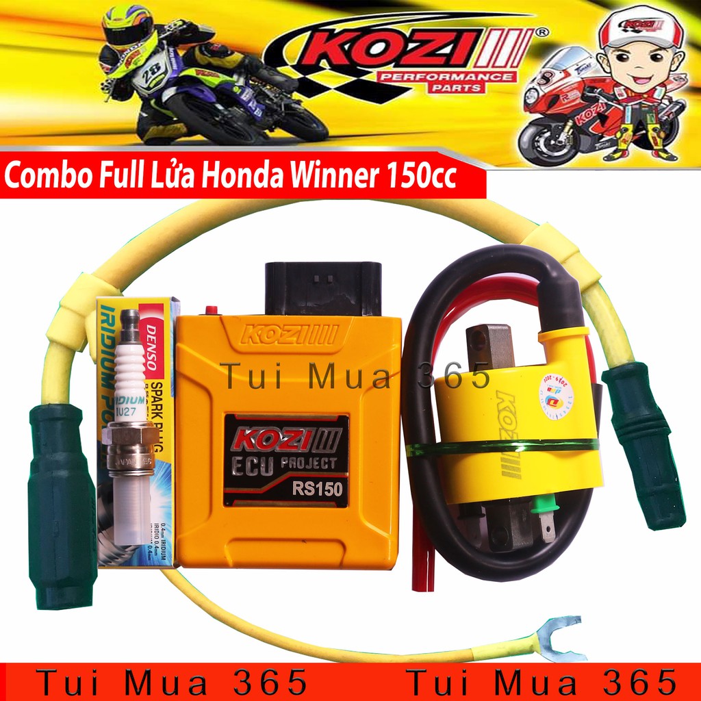 Độ Full Bộ Tứ Dàn Lửa cho Winner 150 &amp; GTR 150 - KOZI Malaysia